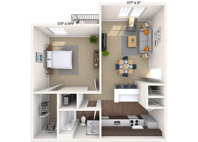 The Gladiolus floor plan