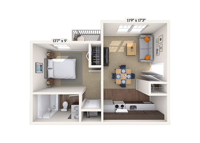 The Hibiscus floor plan