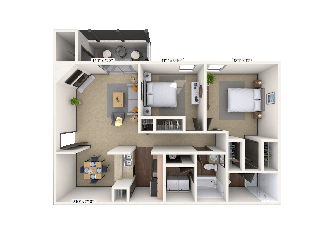 Belmont I floor plan