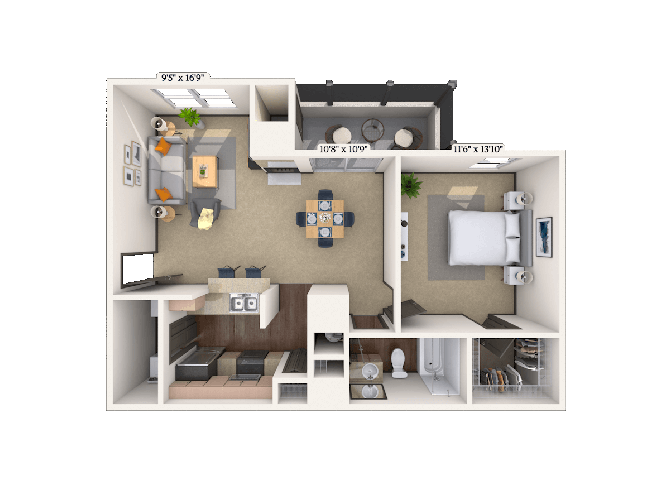 Saratoga II floor plan
