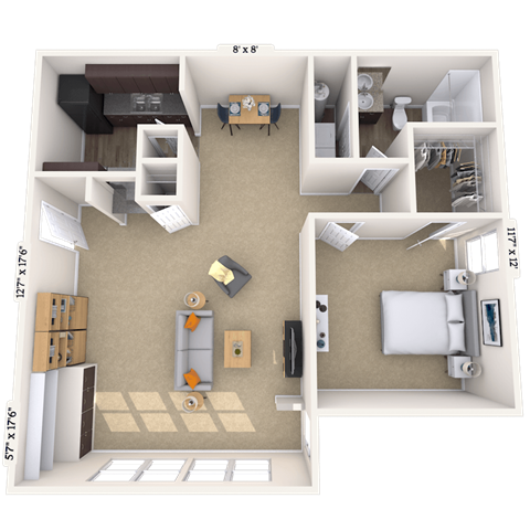 Wingfoot floor plan