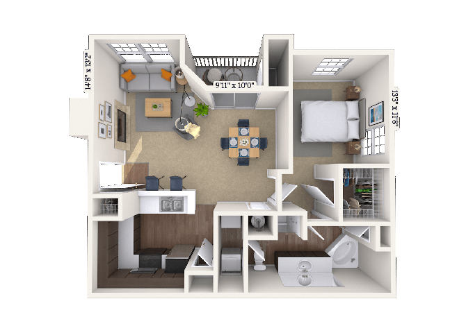 Catamaran floor plan