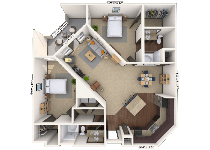 Chouteau floor plan