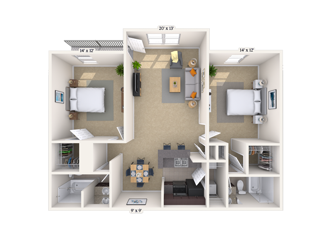 Memphis floor plan