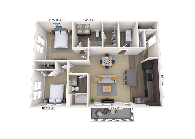 Chicory floor plan