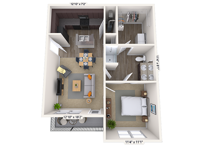 Willow Leaf floor plan
