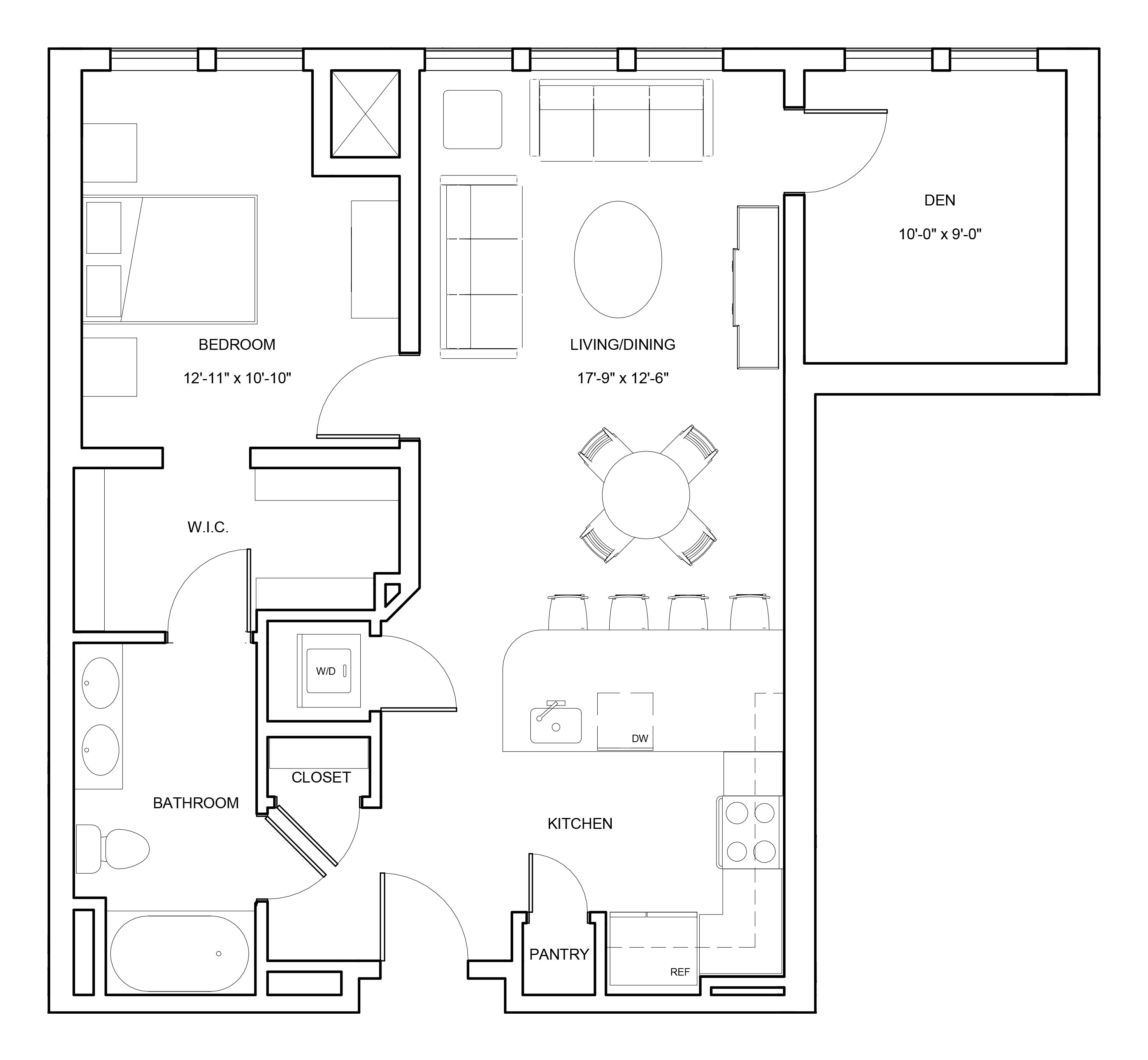 Floor Plan Image of Apartment Apt 574