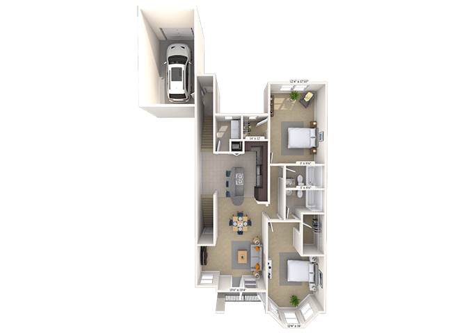 2 Bed/2 Bath