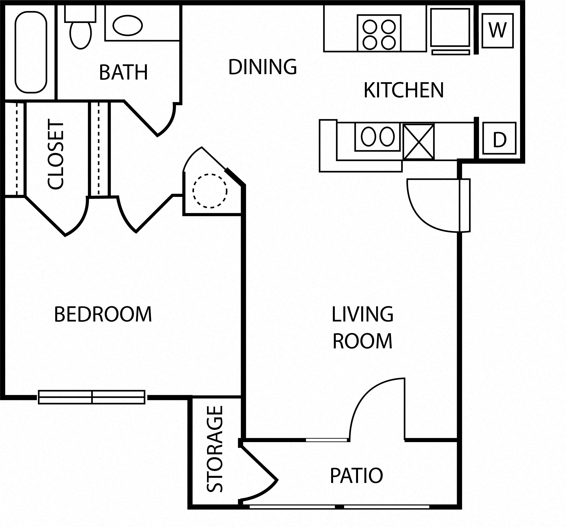 Suite A Floorplan
