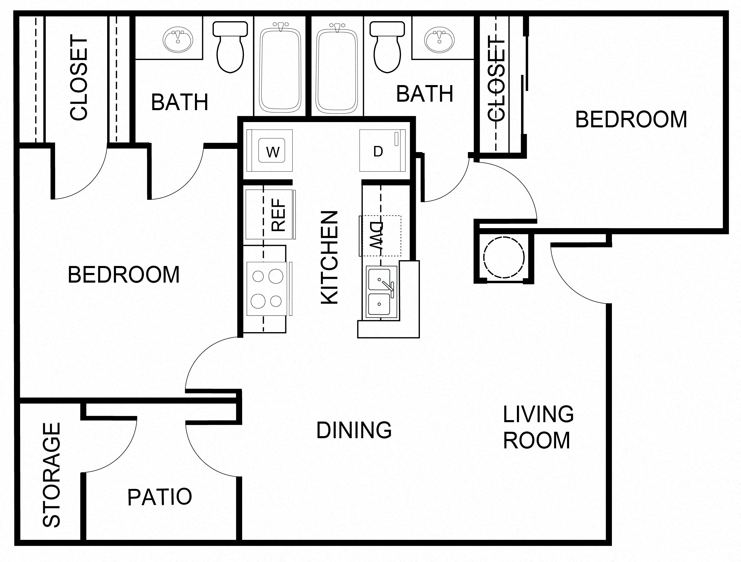 Suite A Floorplan