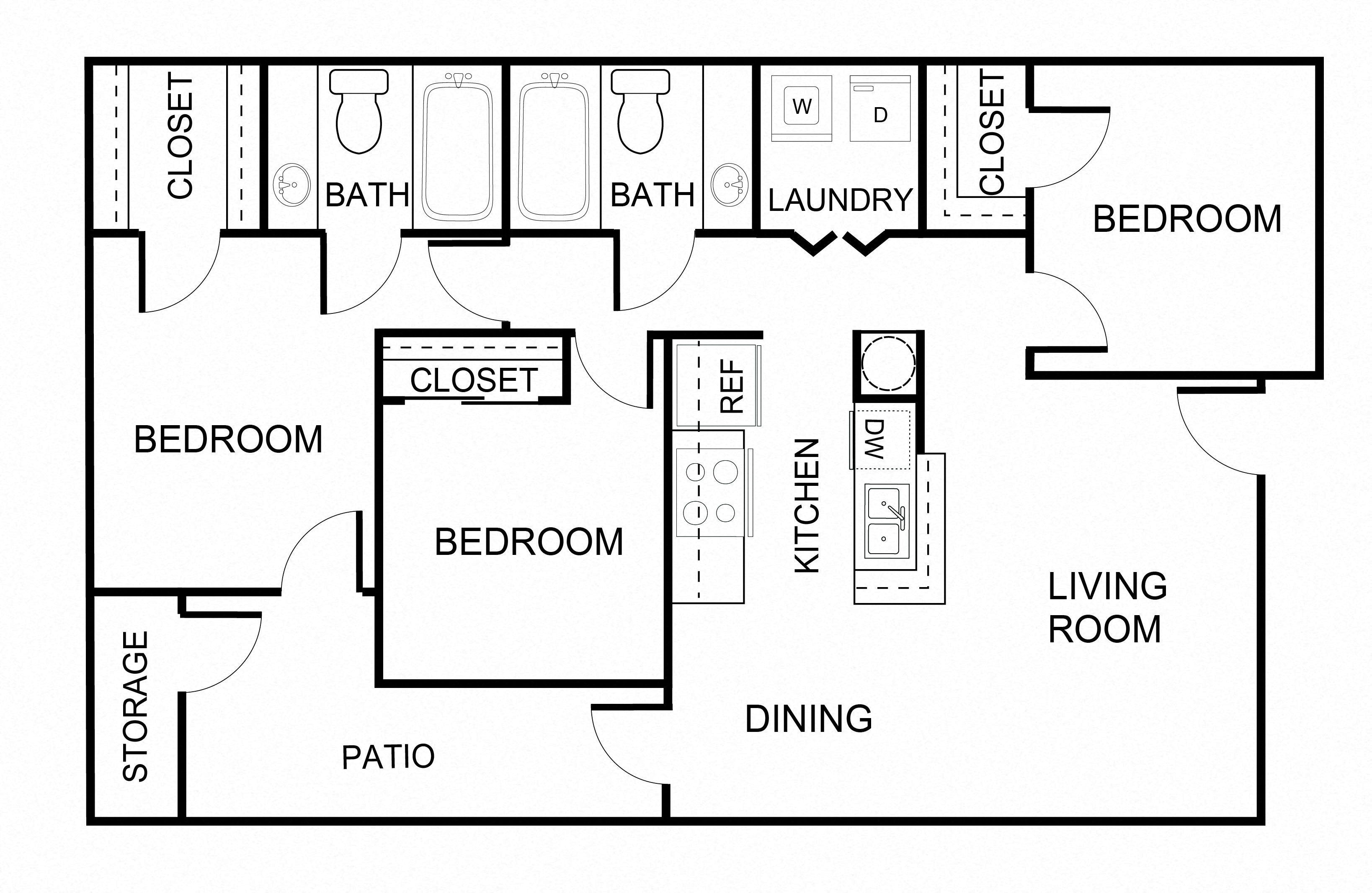 Suite A Floorplan