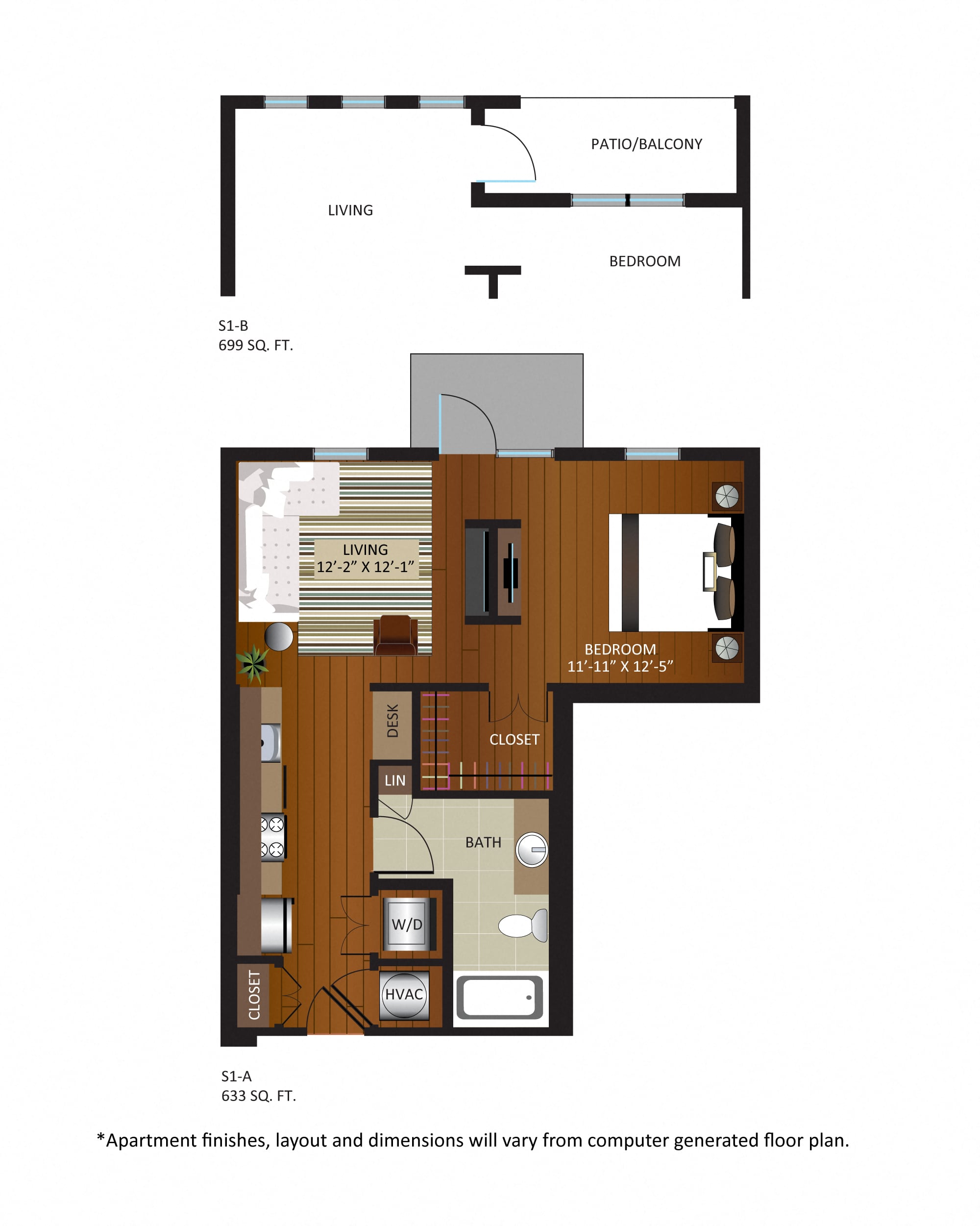 S1-A floor plan