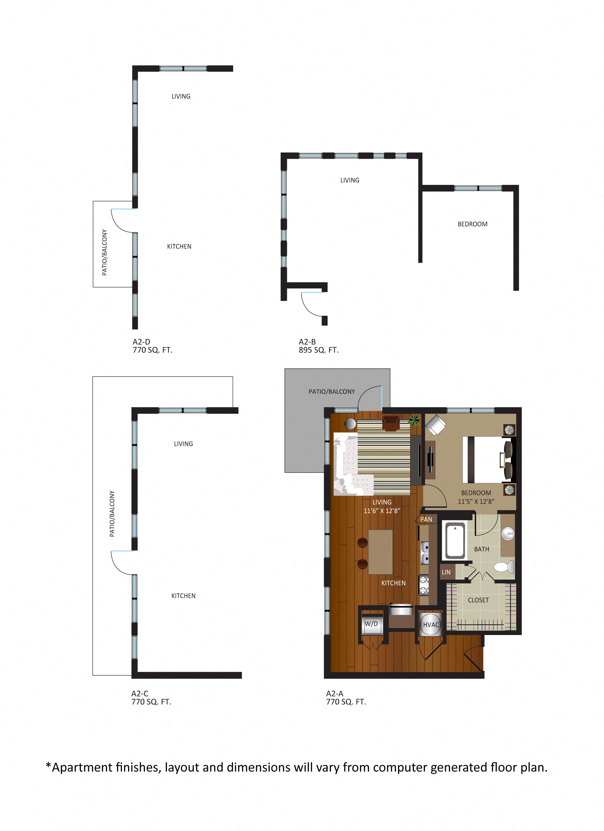 A2-A floor plan