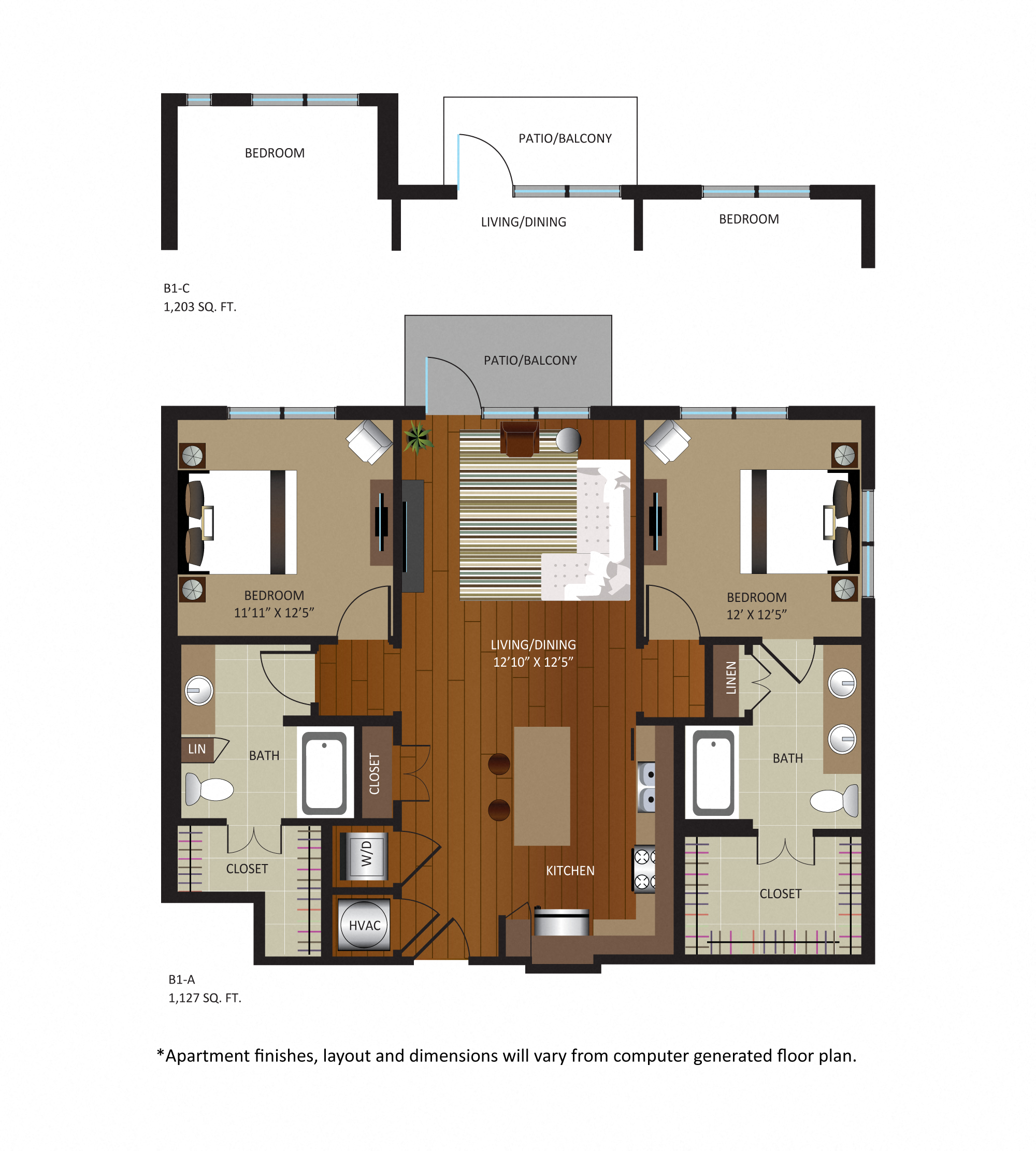B1-C floor plan