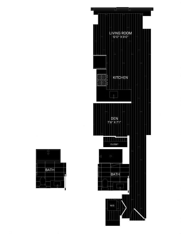 floor-plan image of unit 0811