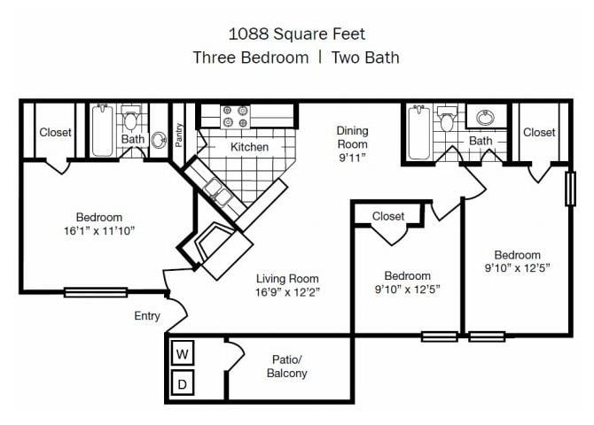F - Cambridge floor plan