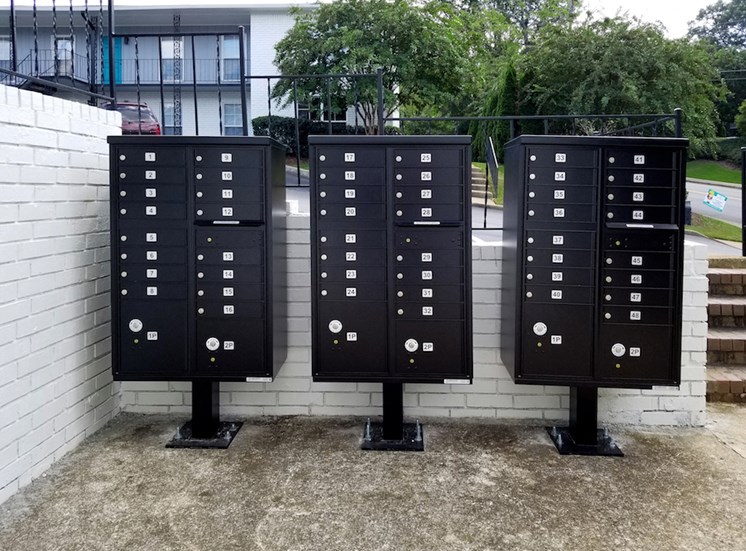 three new banks of mailboxes at The Murals on Niazuma