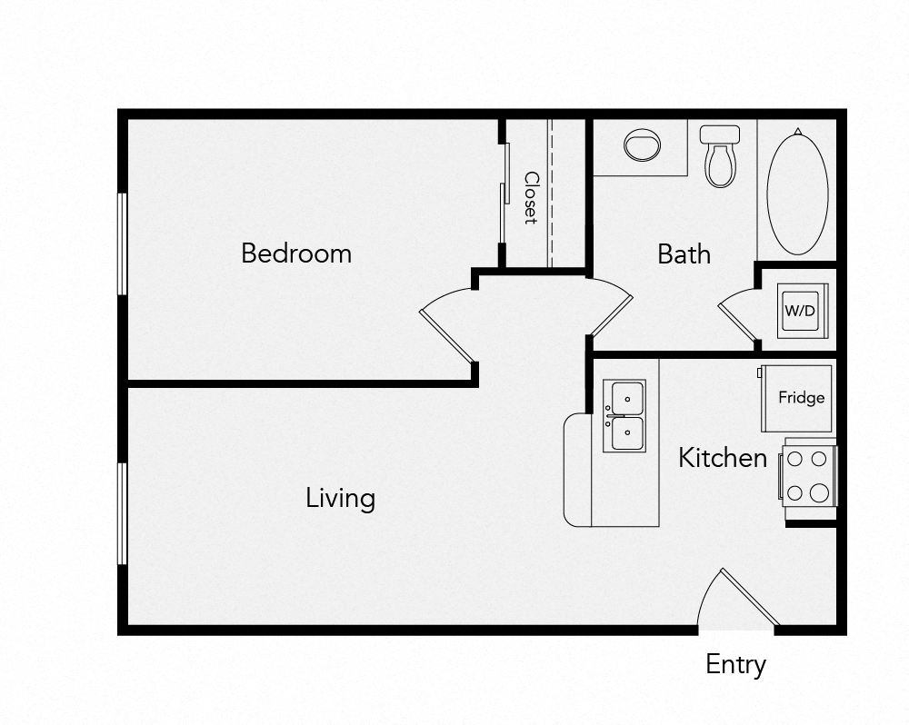 Suite A Floorplan