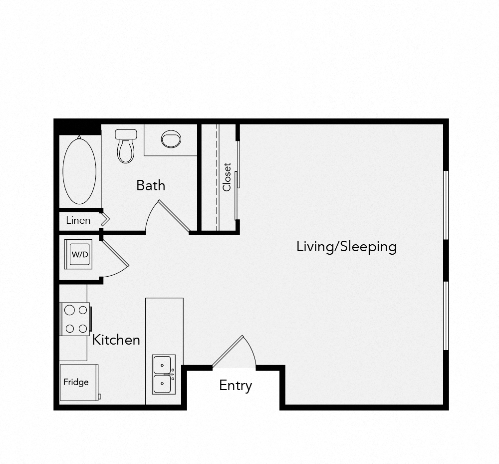 Suite A Floorplan