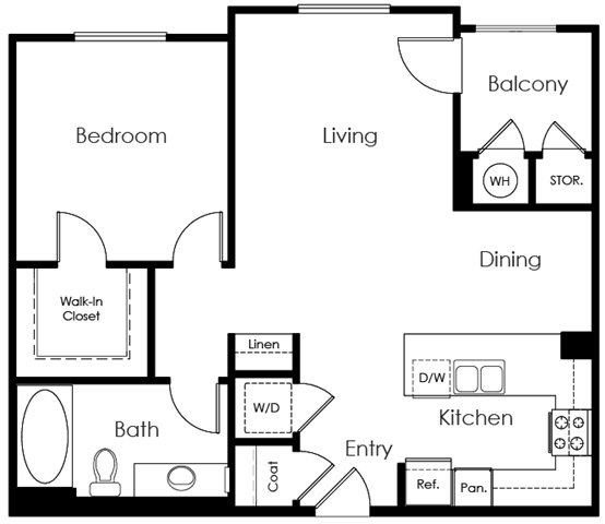 Suite A Floorplan