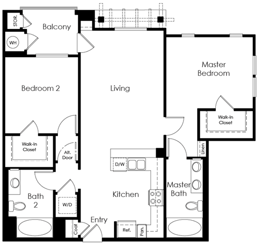 Suite A Floorplan