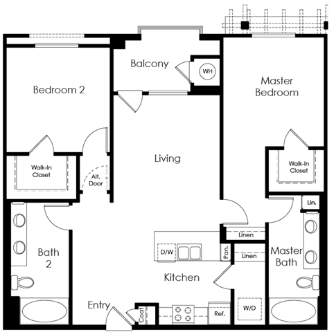 Suite A Floorplan