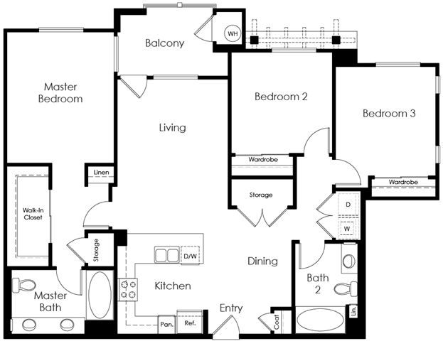 Suite A Floorplan