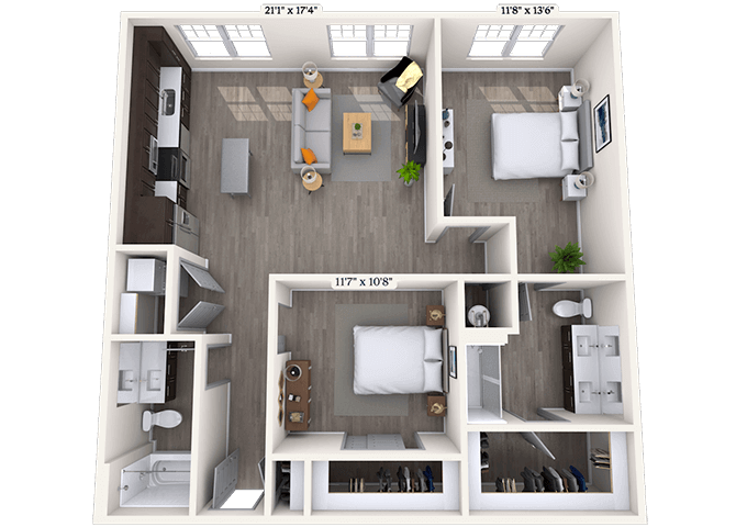 B3A floor plan