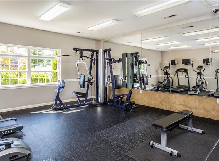24-Hour Fitness Center at Eagle Point Village Apartments, Fayetteville, NC, 28314