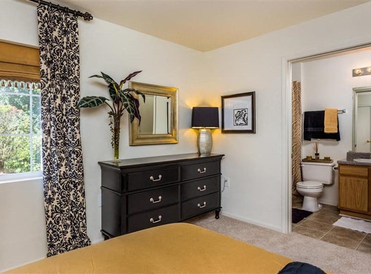Spacious Bedrooms with en Suite Bathrooms at Eagle Point Village Apartments, Fayetteville, 28314