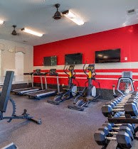 24-Hour Fitness Center at Cobblestone Village Apartments in Summerville
