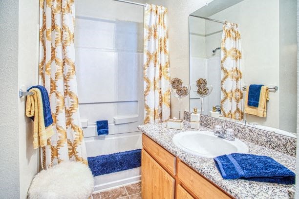 Luxurious Bathrooms at Bromley Village Apartments, South Carolina
