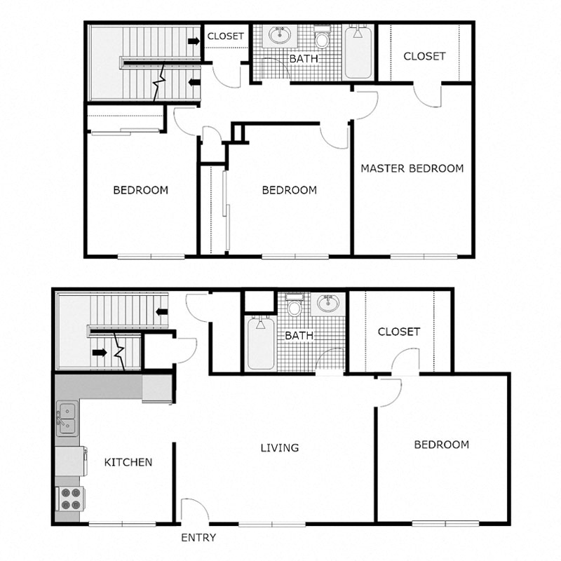 4 Bed 2 Bath