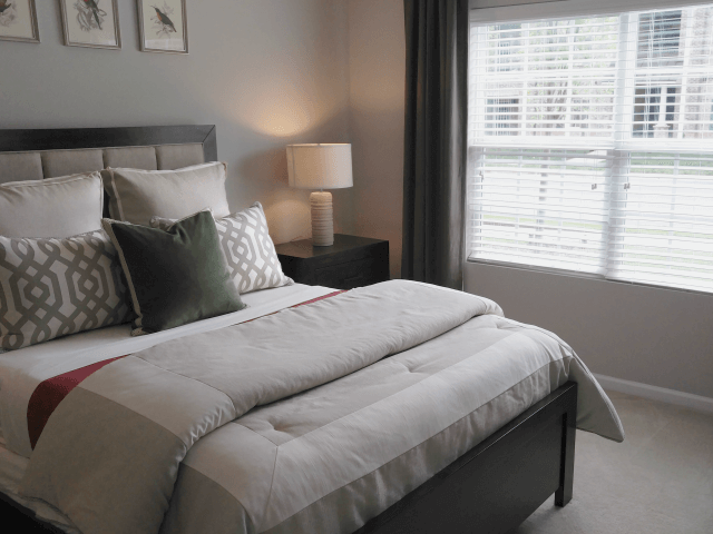 Contemporary Bedroom at Bacarra Apartments, North Carolina, 27606