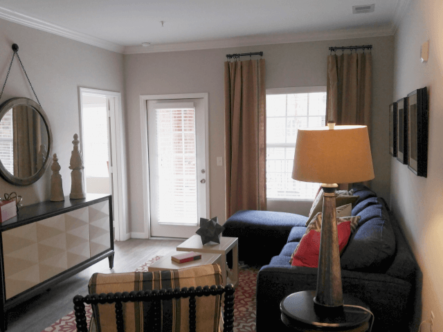 Upgraded Living Room Interiors at Bacarra Apartments, Raleigh