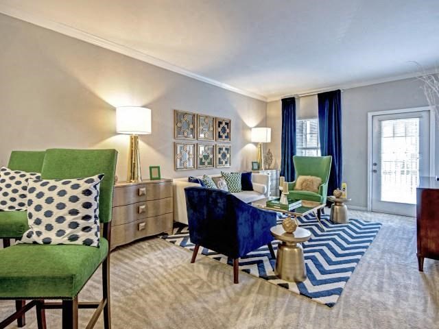 Living Rooms With Modern Lightning at Village at Town Center, Raleigh, 27616