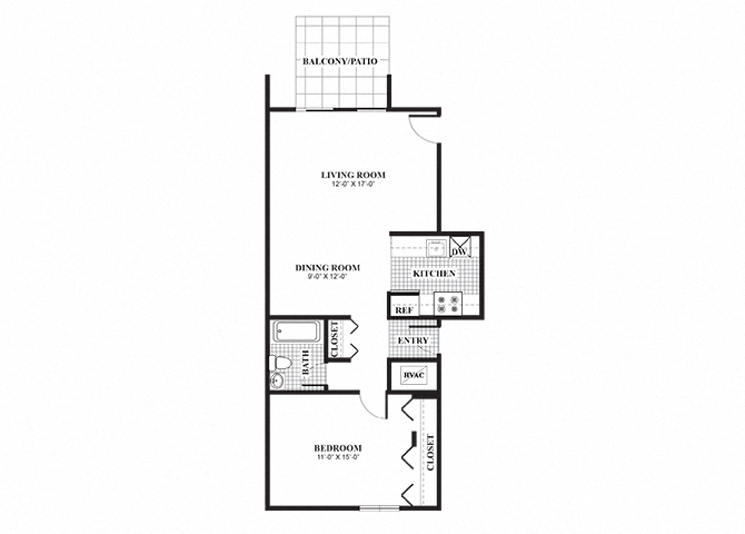 Suite A Floorplan