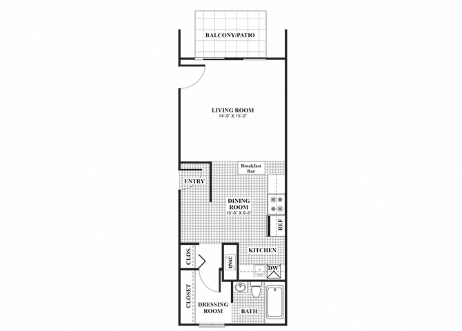 Suite A Floorplan