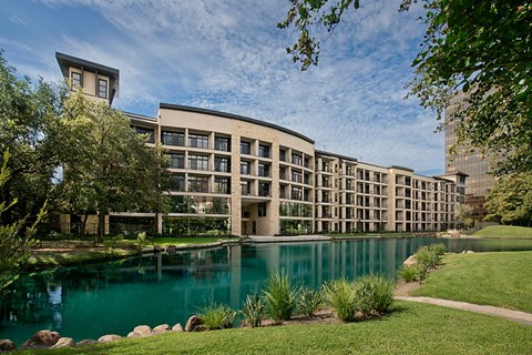 Exterior Apartment Building View