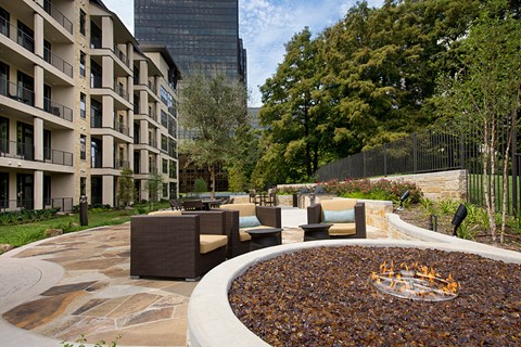 Outdoor Fire Pit with Seating Area