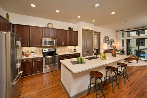 Kitchen in model unit
