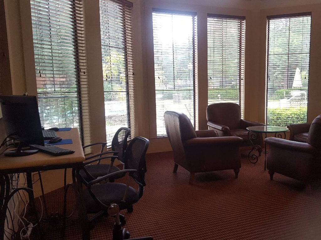 Clubhouse Lounge at Bardin Greene Apartments in Arlington, Texas