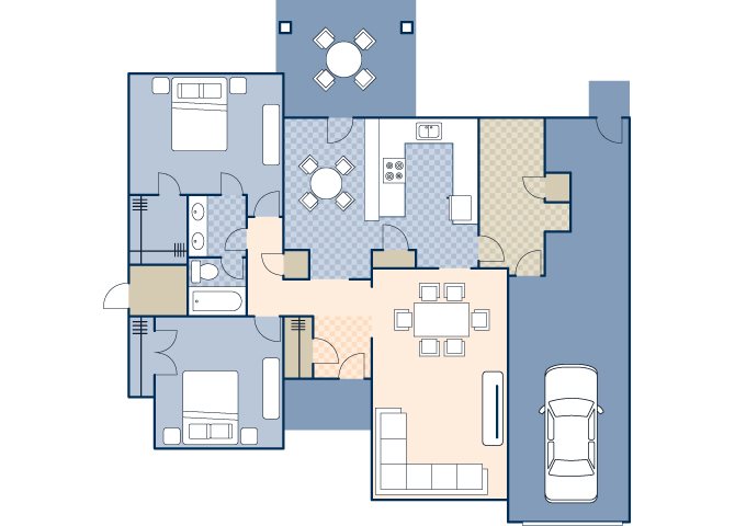 Great Plains floor plan - Altus AFB Homes
