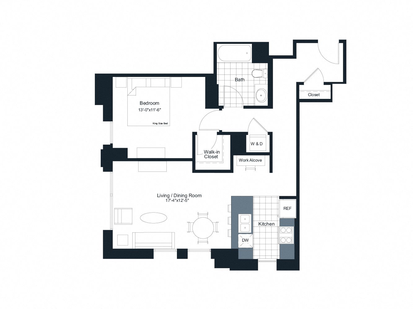 Floor Plans of Echelon Chicago in Chicago, IL