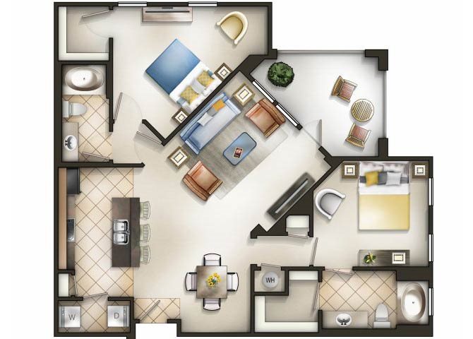Montage Floor Plan Montage Floor Plan at Tapestry Park, Virginia