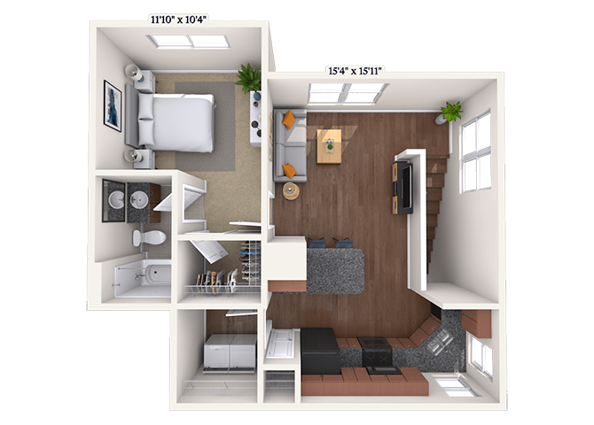 1 Bed/1 Bath