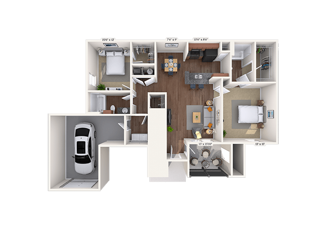 Cozumel floor plan