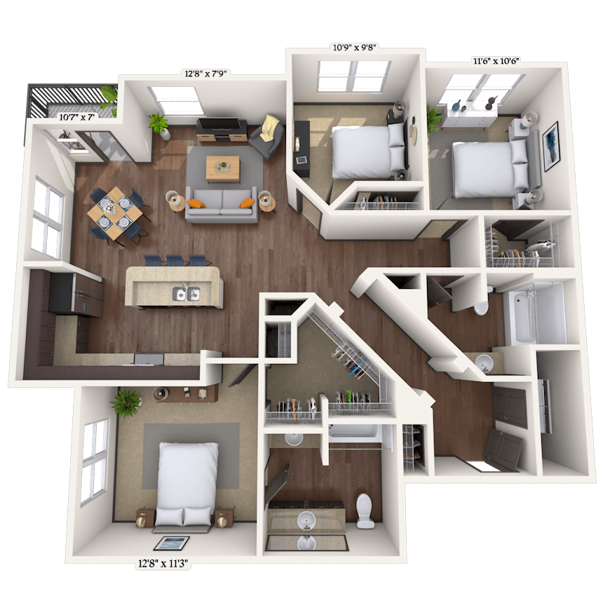 3 Bed/2 Bath