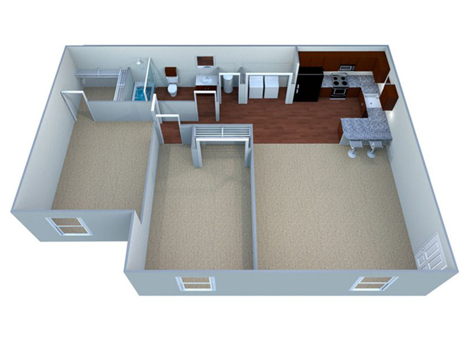 Suite A Floorplan