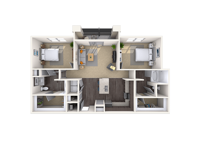 Battery floor plan